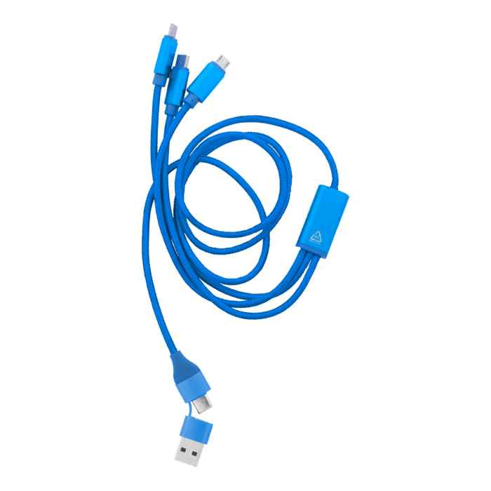 Reklámajándék | Ralong USB töltőkábel, kék