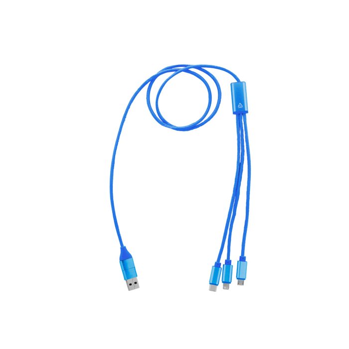 Reklámajándék | Ralong USB töltőkábel, kék
