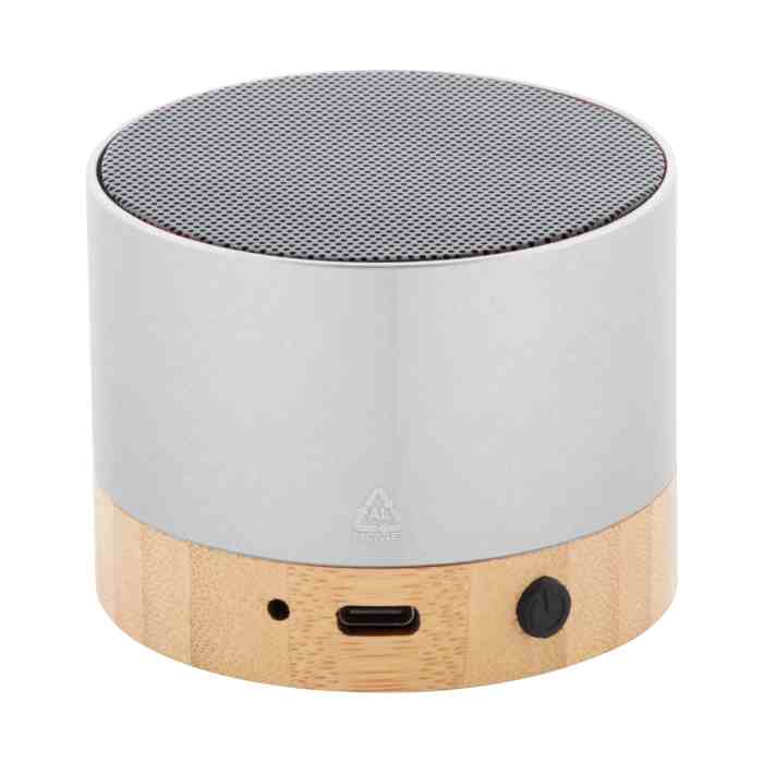 Reklámajándék | RalooBeat bluetooth hangszóró, ezüst