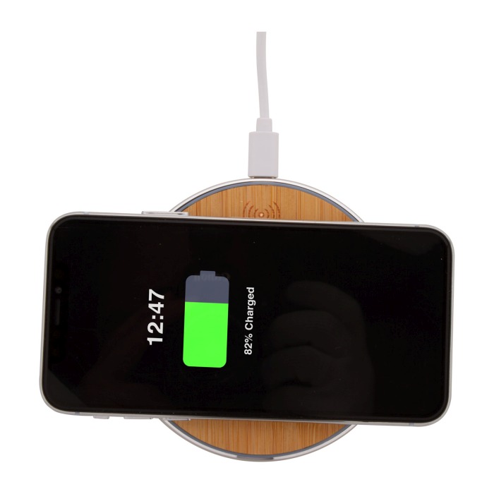 RalooCharge vezeték nélküli töltő, ezüst
