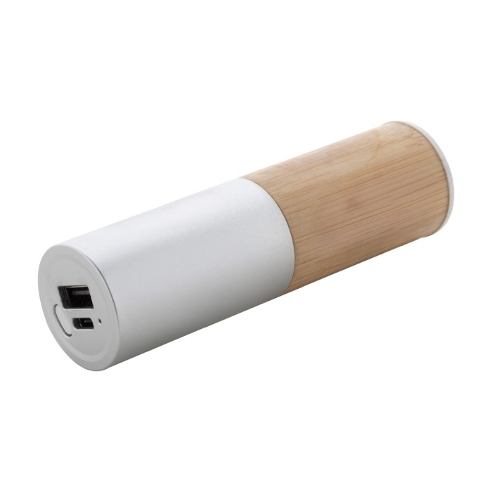 Reklámajándék | Ralubo Tube power bank, ezüst
