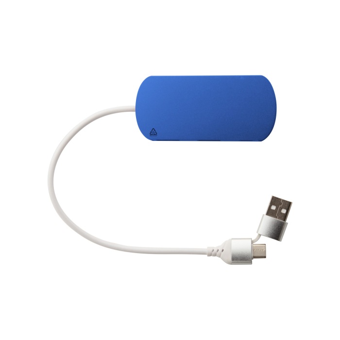 Reklámajándék | Raluhub USB hub, kék