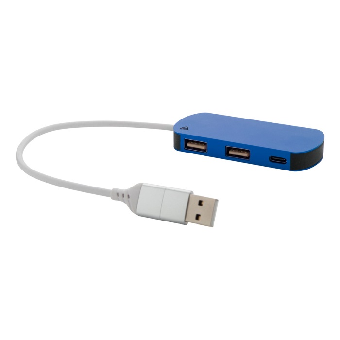 Reklámajándék | Raluhub USB hub, kék