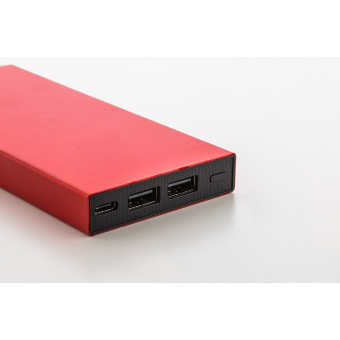 Reklámajándék | RaluTen power bank, piros
