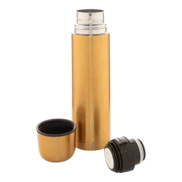 Reklámajándék | Rebusta termosz, arany, 500 ml