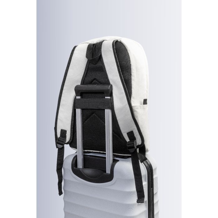 Reklámajándék | Recabak újrahasznosított vászon hátizsák, fehér