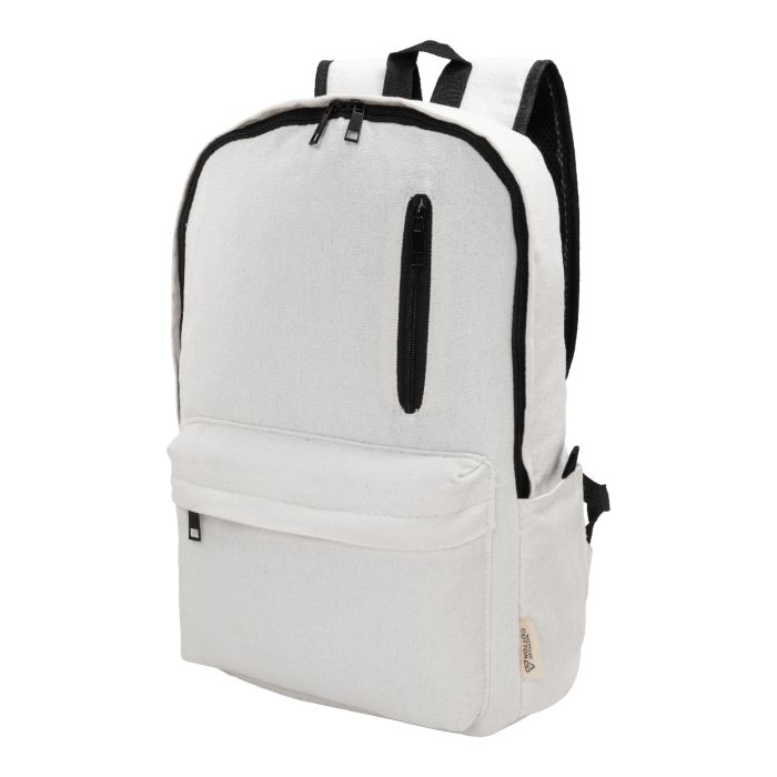 Recabak újrahasznosított vászon hátizsák, fehér | Reklámajándék, reklámtárgy, céges ajándék, egyedi reklámajándék Reklámajándék | Recabak újrahasznosított vászon hátizsák, fehér