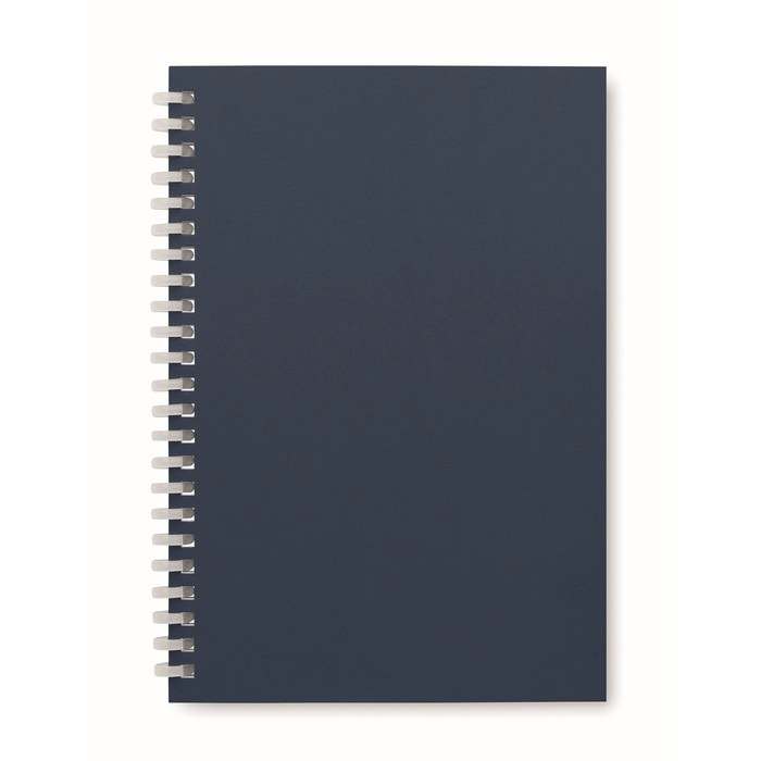 Recarnote A5 újrahaszn. karton notesz, sötétkék | Reklámajándék, reklámtárgy, céges ajándék, egyedi reklámajándék Reklámajándék | Recarnote A5 újrahaszn. karton notesz, sötétkék