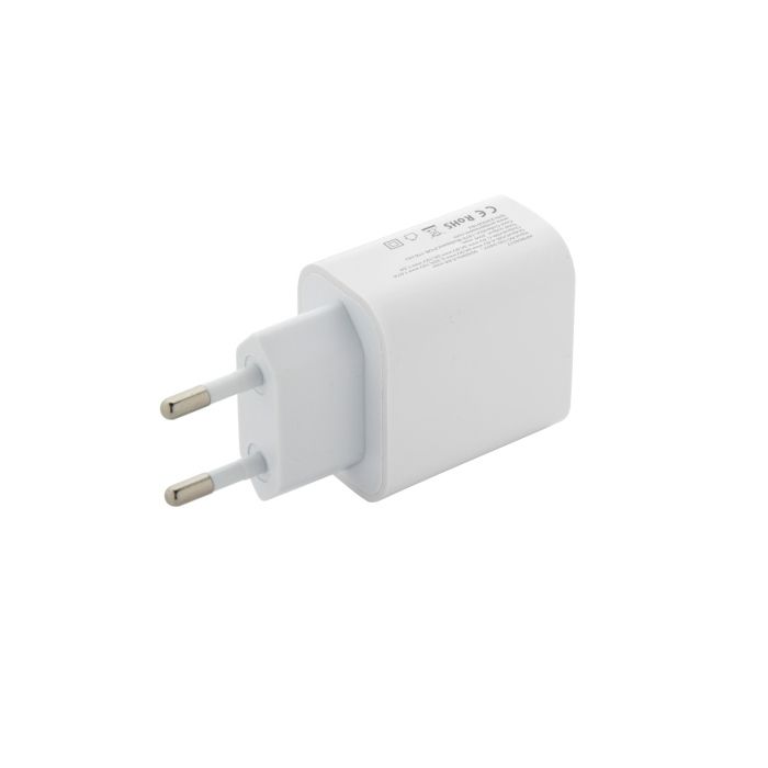 Recharge RABS USB fali töltő, fehér | Reklámajándék, reklámtárgy, céges ajándék, egyedi reklámajándék Reklámajándék | Recharge RABS USB fali töltő, fehér