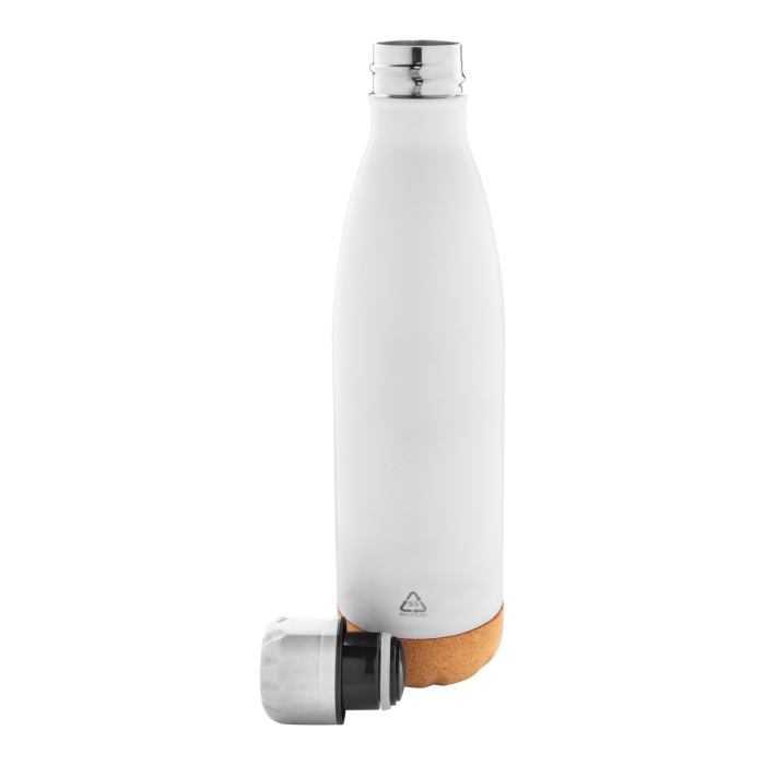 Reklámajándék | Recouver termosz, fehér, 500 ml
