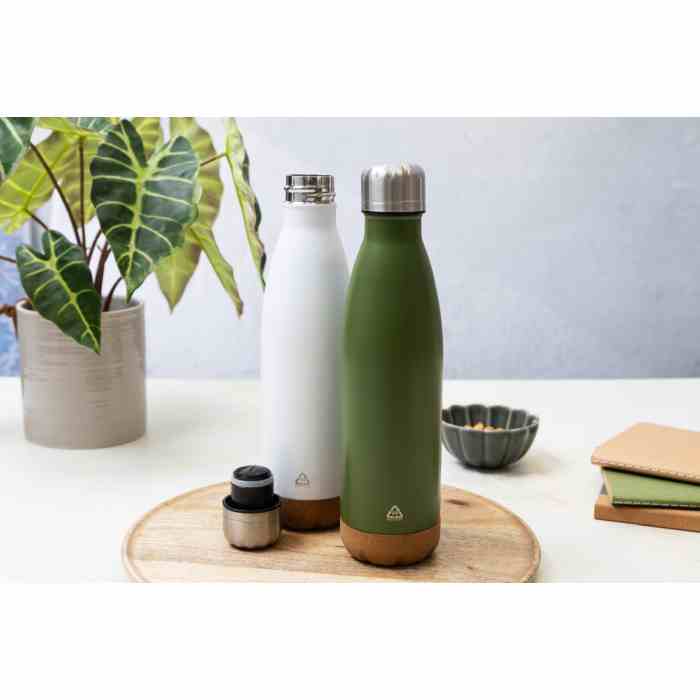 Reklámajándék | Recouver termosz, fehér, 500 ml