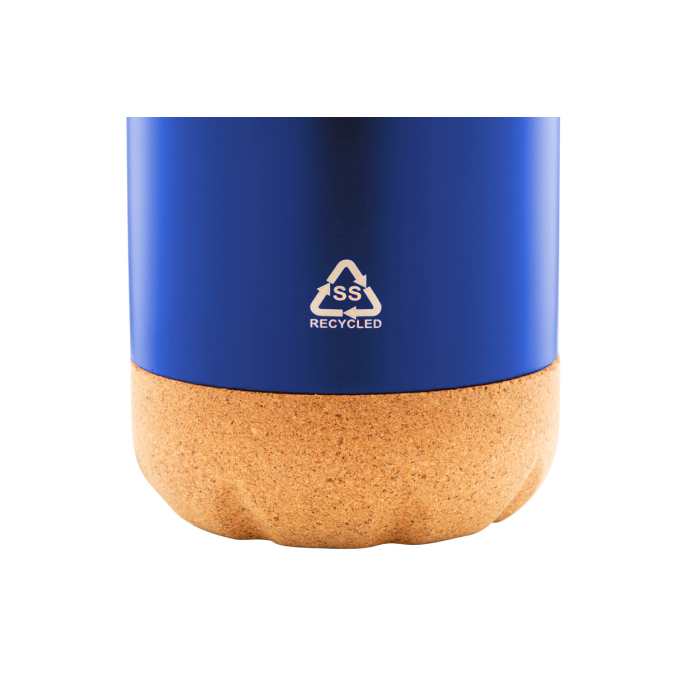 Reklámajándék | Recouver termosz, kék, 500 ml