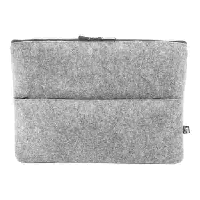 Reklámajándék | Refelt Comp RPET filc laptoptáska, szürke