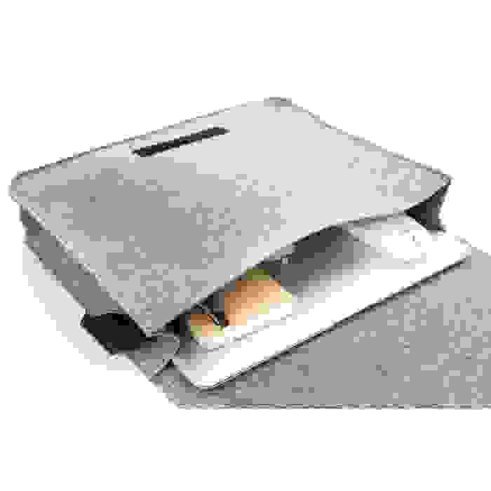 Reklámajándék | Refelt Courier RPET filc laptop táska, szürke