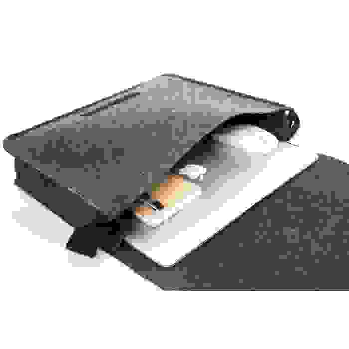 Reklámajándék | Refelt Courier RPET filc laptop táska, szürke