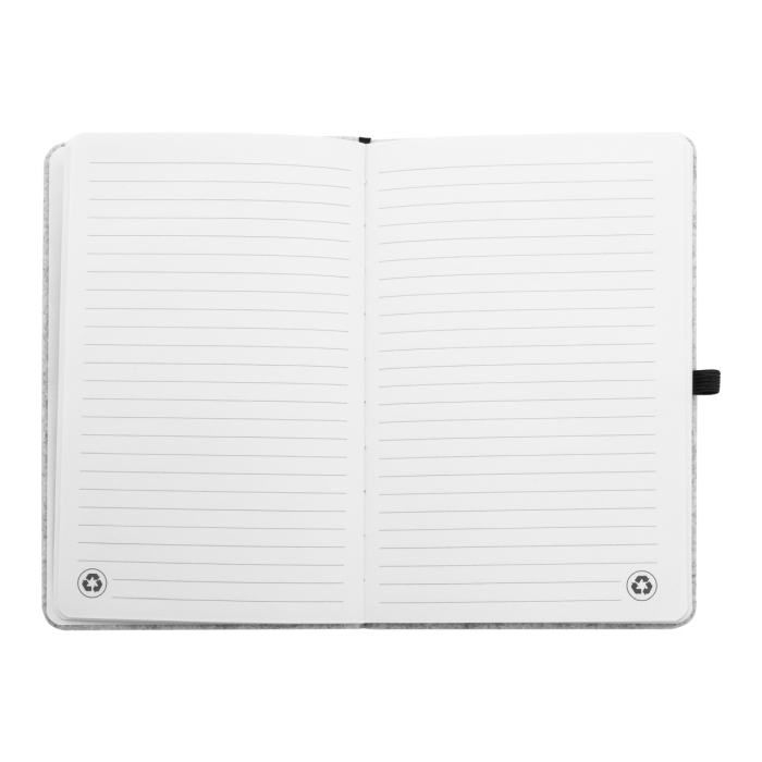Reklámajándék | Refelt Note A5 RPET filc füzet, szürke