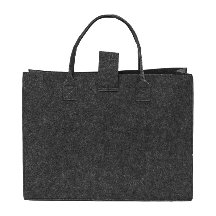 Reklámajándék | Refelt Shop Lux RPET bevásárlótáska, sötétszürke