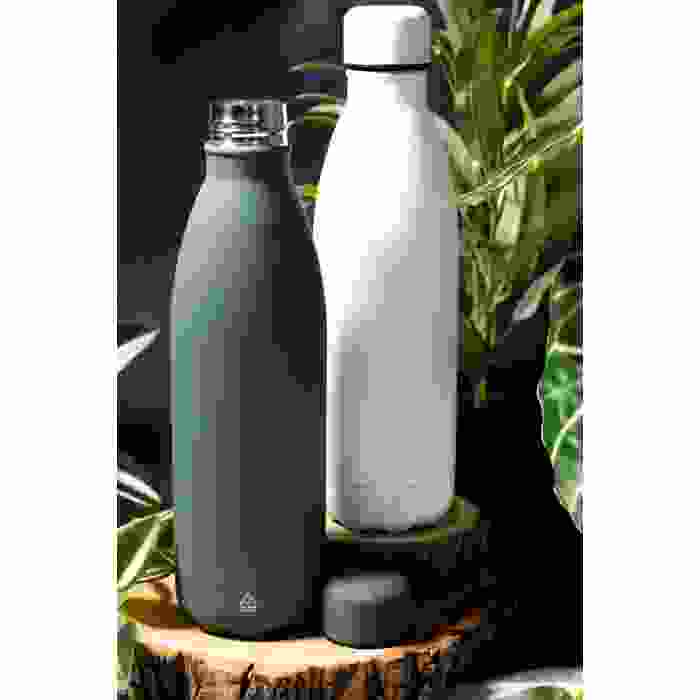 Reklámajándék | Refill Soft újrahasznosított rozsdamentes acél kulacs, fehér, 790 ml