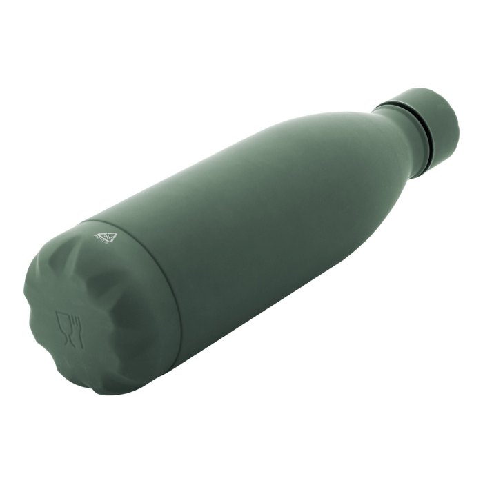 Reklámajándék | Refill Soft újrahasznosított rozsdamentes acél kulacs, zöld, 790 ml