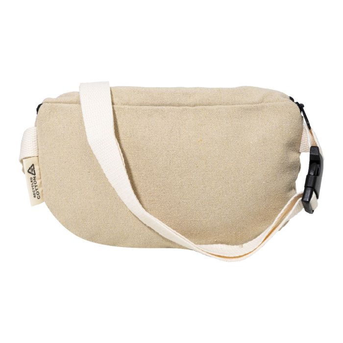 Rekan Hip újrahasznosított vászon övtáska, natúr | Reklámajándék, reklámtárgy, céges ajándék, egyedi reklámajándék Reklámajándék | Rekan Hip újrahasznosított vászon övtáska, natúr