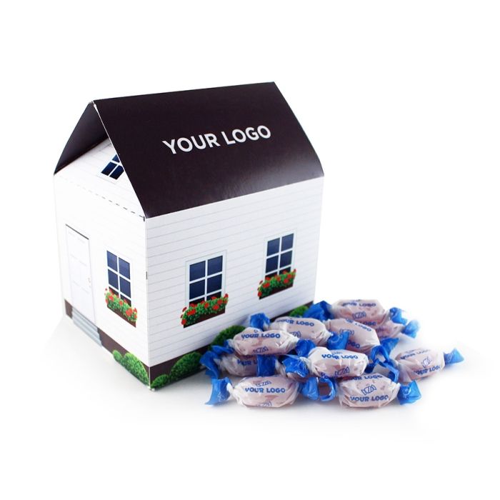 Népszerű Reklámédesség: Reklámcukor egyedileg emblémázható ház alakú dobozban