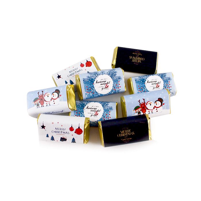 Céges ajándék karácsonyra: Reklámcsoki - 5gr