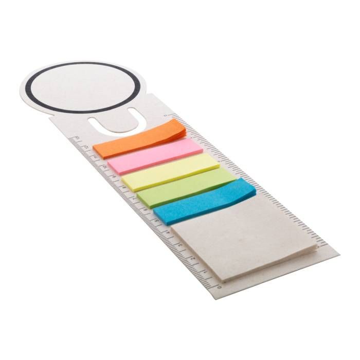 Reklámajándék | Relact Mark tejesdoboz könyvjelző, fehér