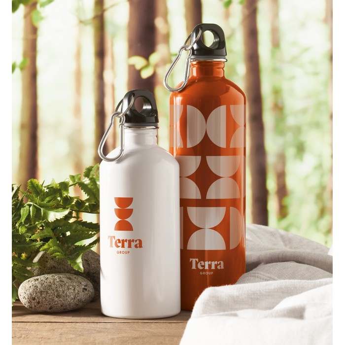 Remid Moss Újrah.rozsdam.acél palack 500ml, fehér | Reklámajándék, reklámtárgy, céges ajándék, egyedi reklámajándék Reklámajándék | Remid Moss Újrah.rozsdam.acél palack 500ml, fehér