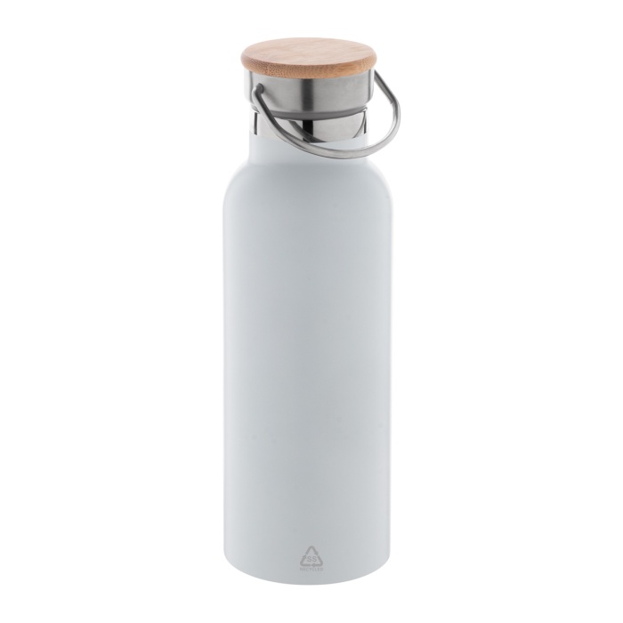 Reklámajándék | Renaslu termosz, fehér, 500 ml