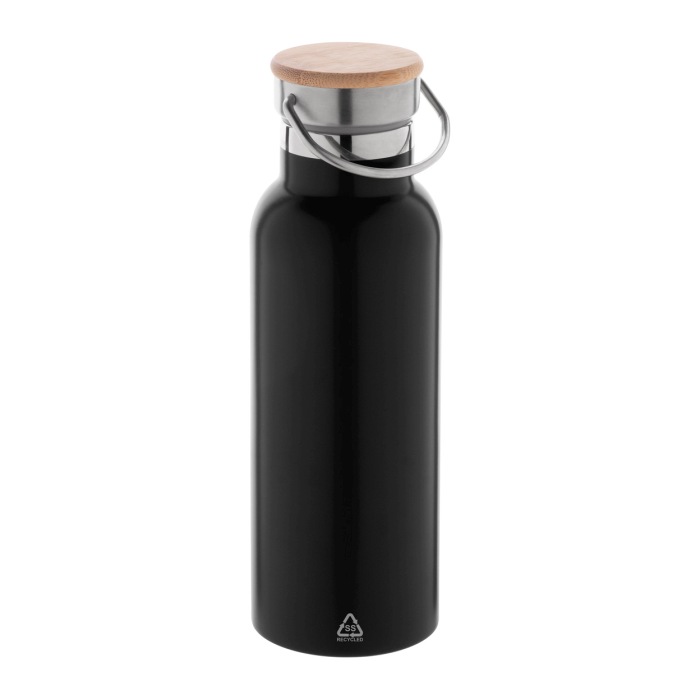Reklámajándék | Renaslu termosz, fekete, 500 ml