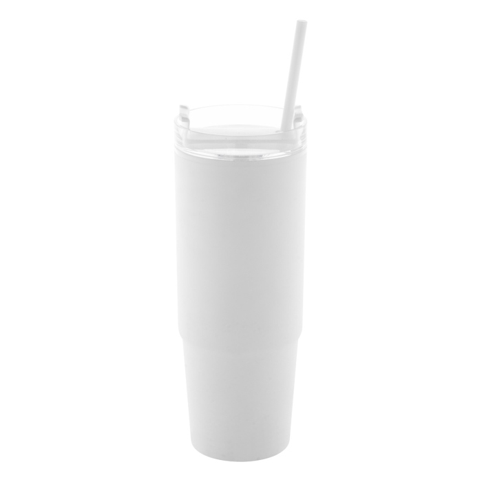 Reklámajándék | Renley thermo bögre, fehér, 900 ml