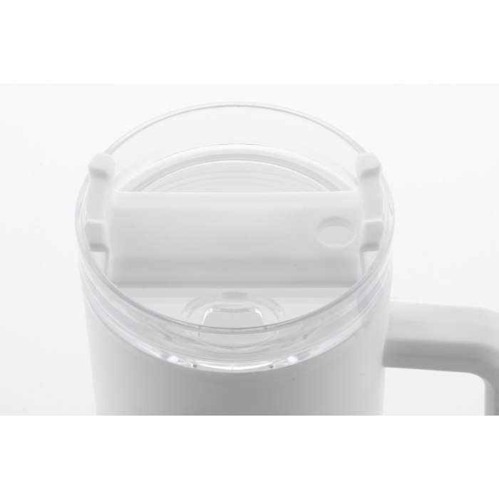 Reklámajándék | Renley thermo bögre, fehér, 900 ml