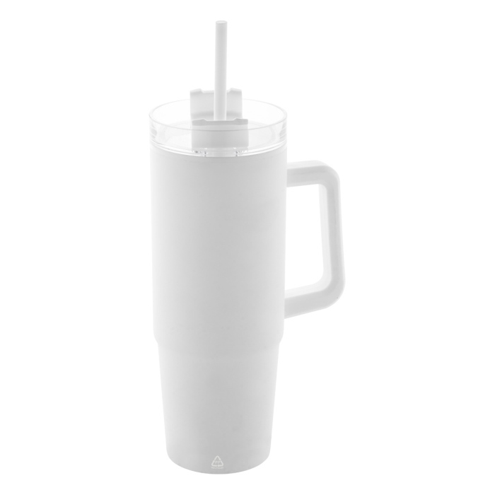 Reklámajándék | Renley thermo bögre, fehér, 900 ml