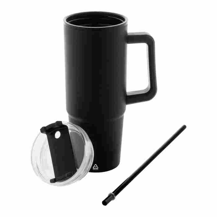 Reklámajándék | Renley thermo bögre, fekete, 900 ml