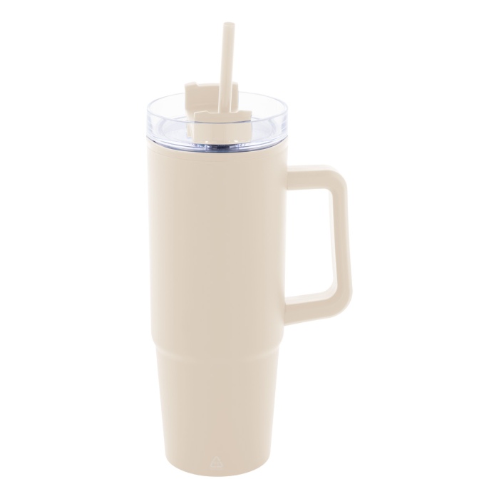 Reklámajándék | Renley thermo bögre, natúr, 900 ml