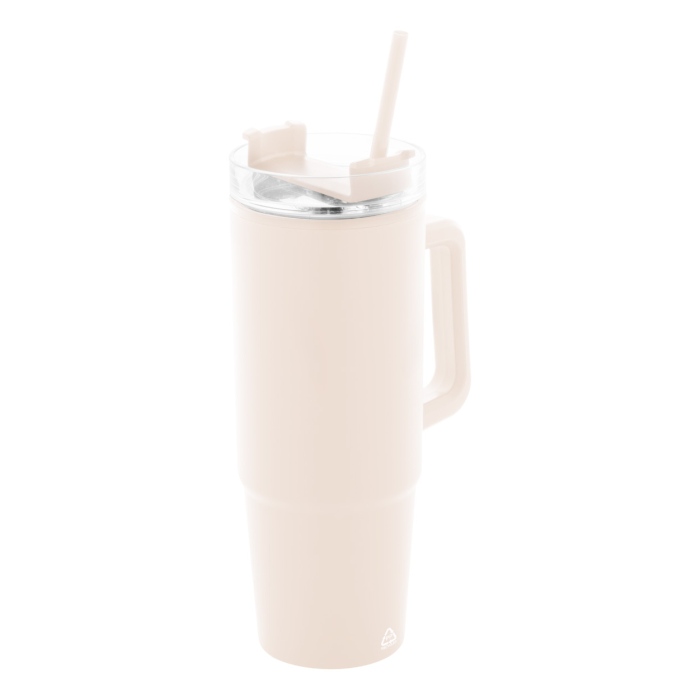 Reklámajándék | Renley thermo bögre, natúr, 900 ml