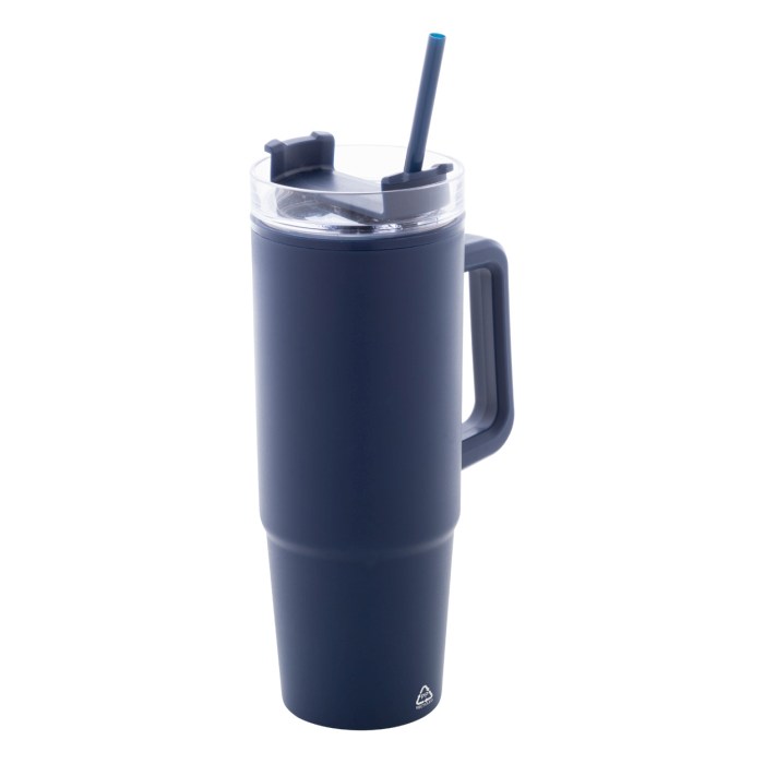 Reklámajándék | Renley thermo bögre, sötétkék, 900 ml