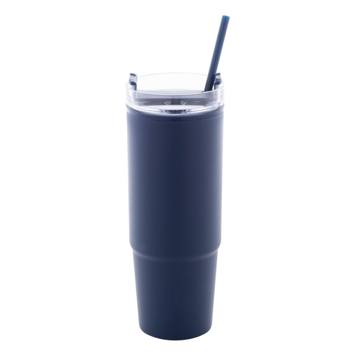 Reklámajándék | Renley thermo bögre, sötétkék, 900 ml