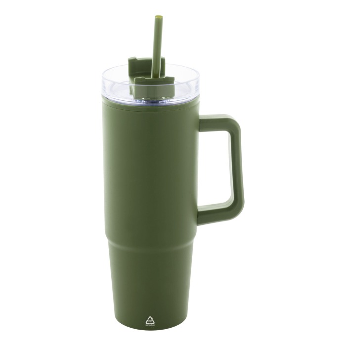 Reklámajándék | Renley thermo bögre, zöld, 900 ml