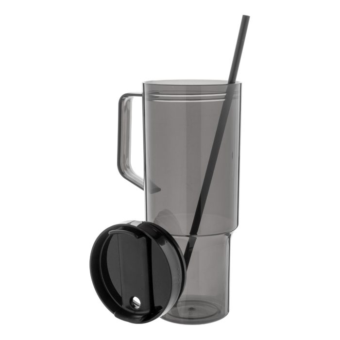 Reklámajándék | Repetus utazó bögre, fekete, 1200 ml