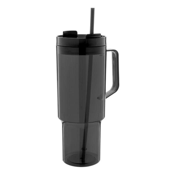 Reklámajándék | Repetus utazó bögre, fekete, 1200 ml