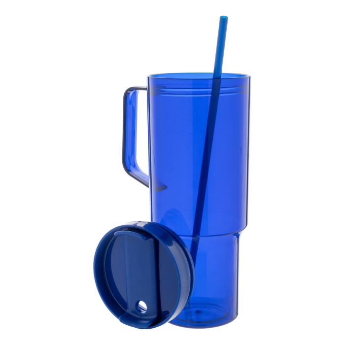 Reklámajándék | Repetus utazó bögre, kék, 1200 ml