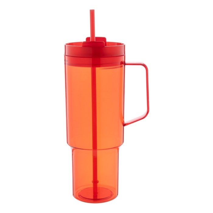 Reklámajándék | Repetus utazó bögre, piros, 1200 ml