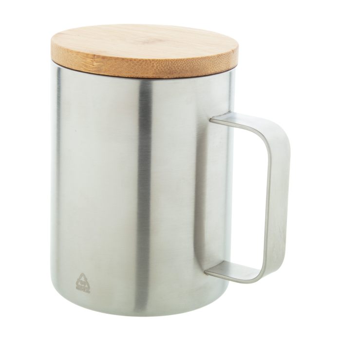 Reklámajándék | Resboo thermo bögre, ezüst, 350 ml