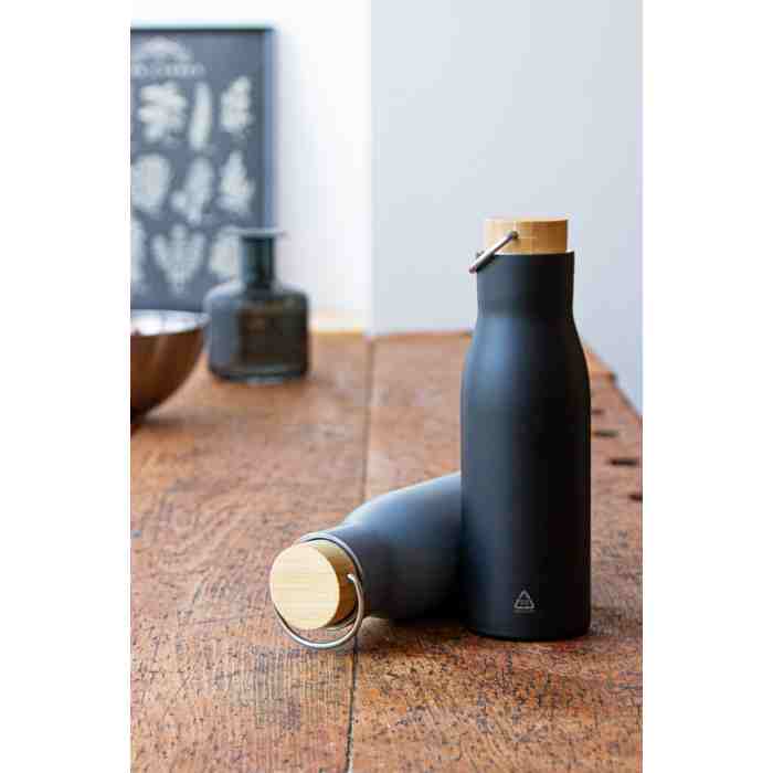 Reklámajándék | Ressobo termosz, fekete, 500 ml