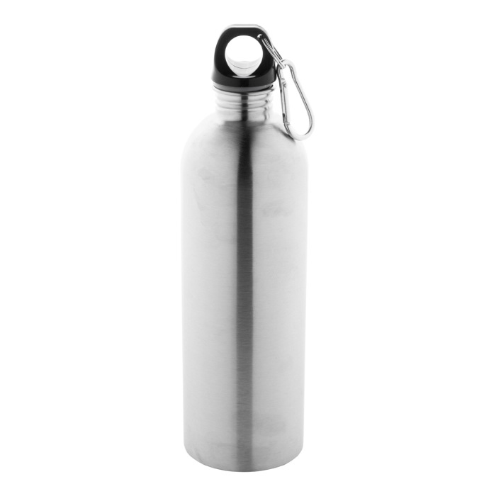 Reklámajándék | Ressuto XL újrahasznosított rozsdamentes acél kulacs, ezüst, 750 ml