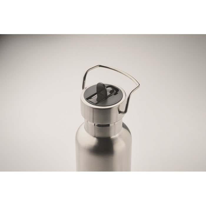 Riflow Duplafalú termoszpalack 660 ml, ezüst | Reklámajándék, reklámtárgy, céges ajándék, egyedi reklámajándék Reklámajándék | Riflow Duplafalú termoszpalack 660 ml, ezüst