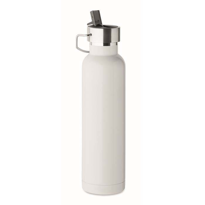 Riflow Duplafalú termoszpalack 660 ml, fehér | Reklámajándék, reklámtárgy, céges ajándék, egyedi reklámajándék Reklámajándék | Riflow Duplafalú termoszpalack 660 ml, fehér