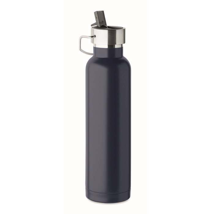 Riflow Duplafalú termoszpalack 660 ml, sötétkék | Reklámajándék, reklámtárgy, céges ajándék, egyedi reklámajándék Reklámajándék | Riflow Duplafalú termoszpalack 660 ml, sötétkék