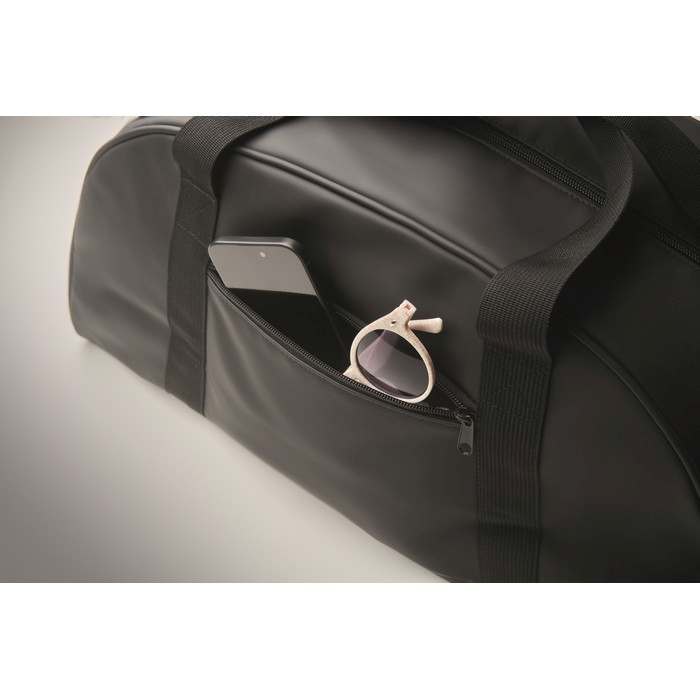 Rock Sport- vagy utazótáska puha PU, fekete | Reklámajándék, reklámtárgy, céges ajándék, egyedi reklámajándék Reklámajándék | Rock Sport- vagy utazótáska puha PU, fekete